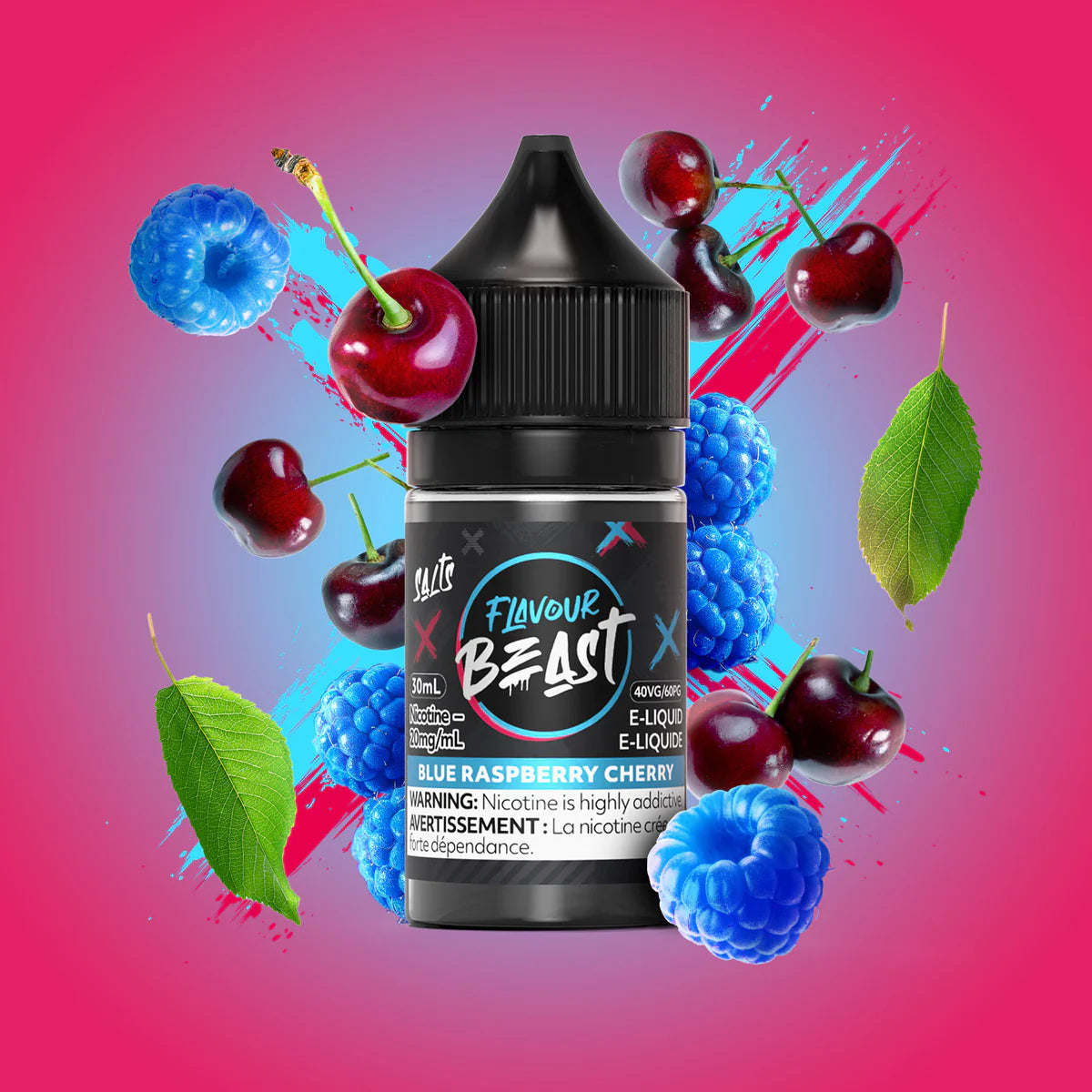 Flavour Beast E-Liquid  Blue Raspberry Cherry 30ml