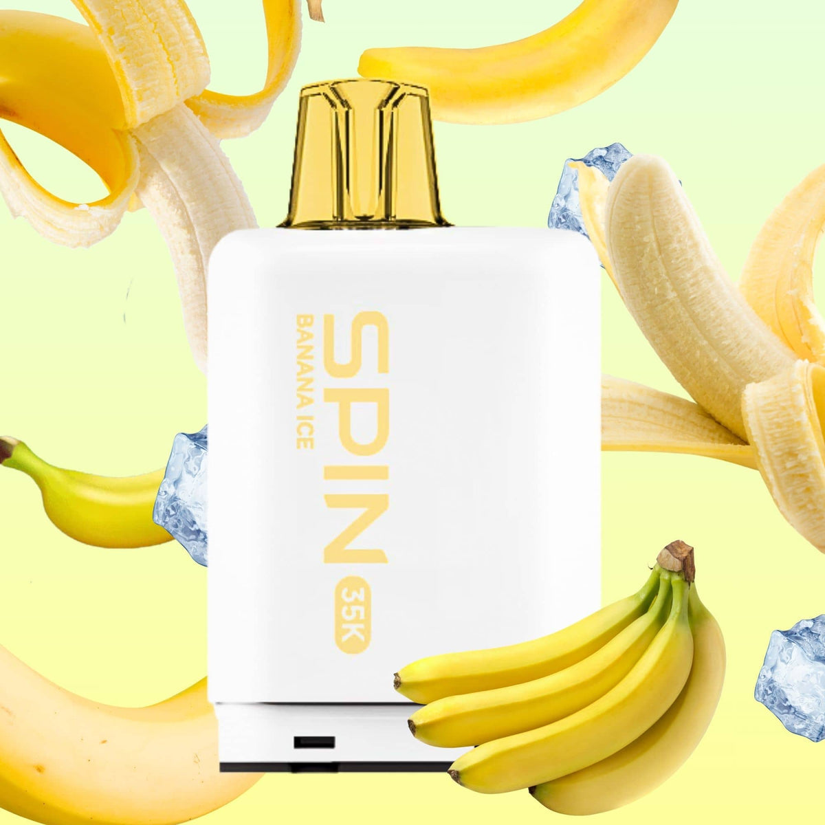 Spin Fizz X Pod 35000 Puffs Vape - Banana Ice