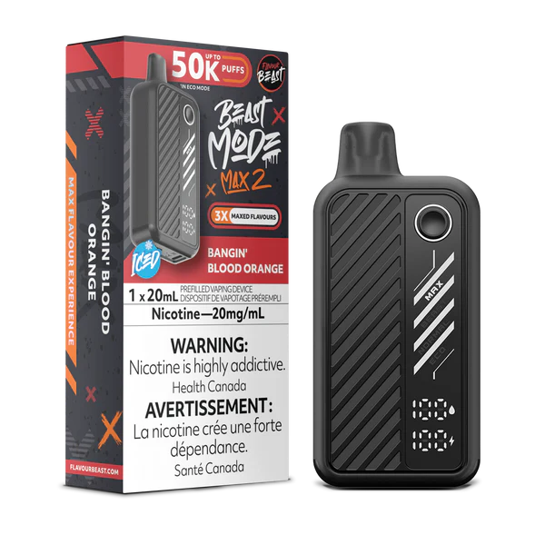 Flavour Beast Mode Max 2 Disposable Bangin' Blood Orange